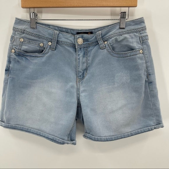 7 For All Mankind Lightly Distressed Shorts Size 10 - Picture 1 of 10